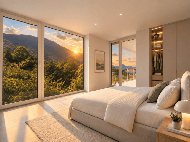 Appartamento con terrazza e splendida vista su Lugano e le montagne (5)