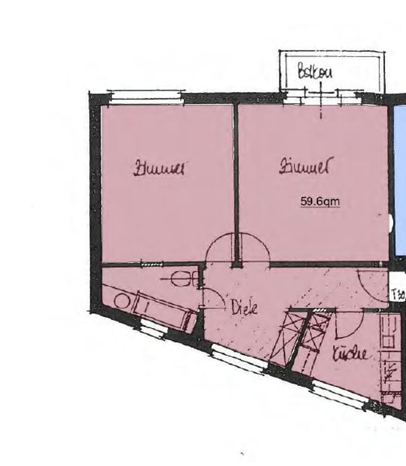 2.0 Zimmerwohnung in Zürich - befristet bis 31.03.2028 (8)