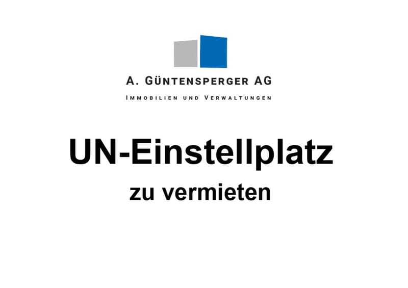 UN-Einstellplatz in 8050 Zürich (1)