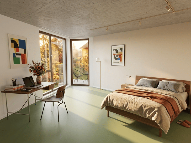 Moderne 1.5-Zimmer-Neubauwohnung mit Balkon in Zürich-Affoltern (2)
