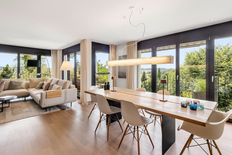 Moderne 3.5-Zimmer-Eigentumswohnung mit grossem Balkon und Aussicht ins Grüne (3)