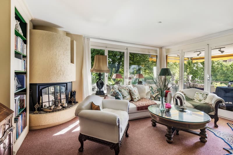 Gartenwohnung in Zollikon — 3½ Zimmer mit Terrasse und eigenem Sitzplatz im Grünen (1)