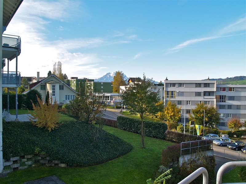 Aussicht vom Balkon