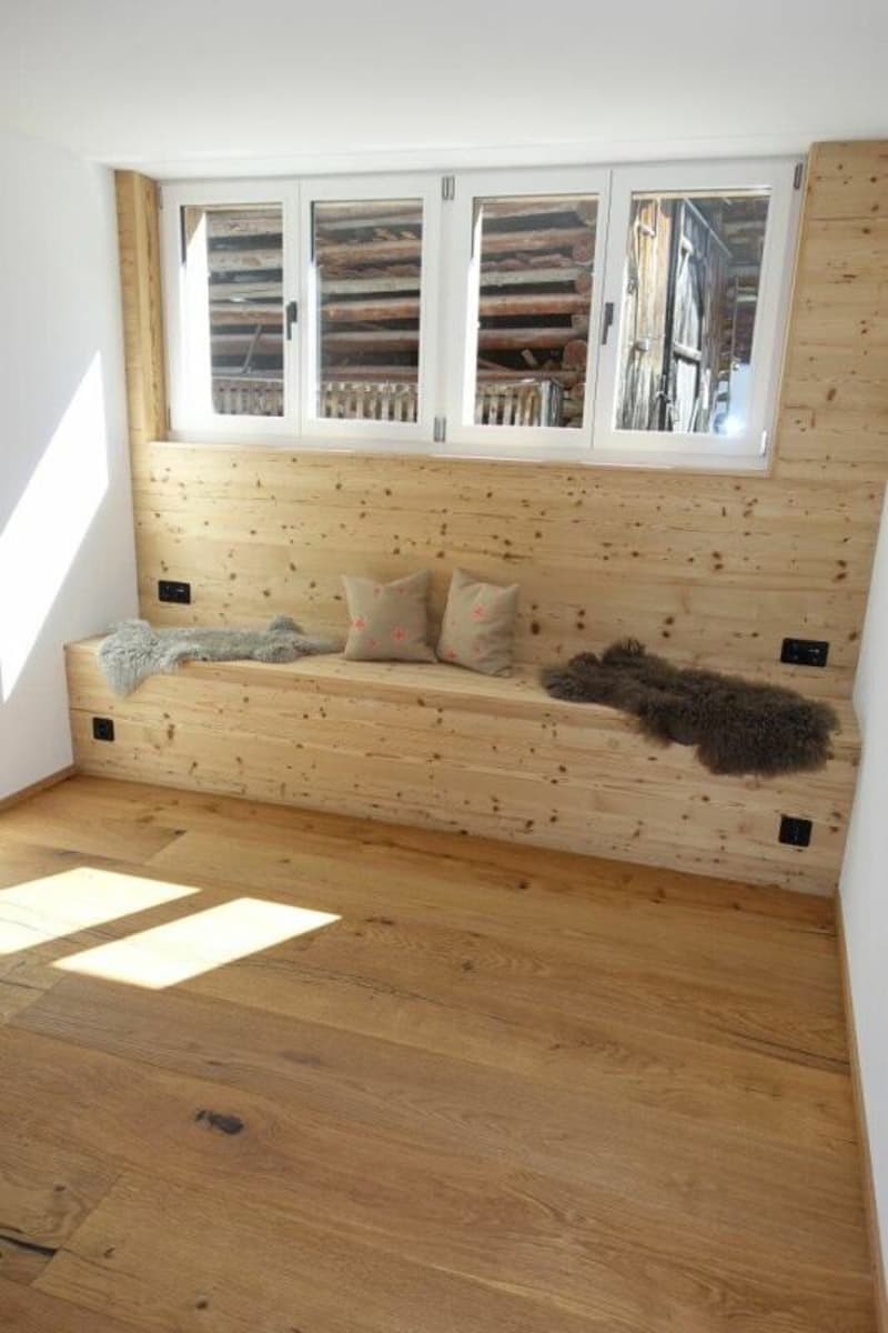 Das zweite Doppelschlafzimmer mit Einbauschränken