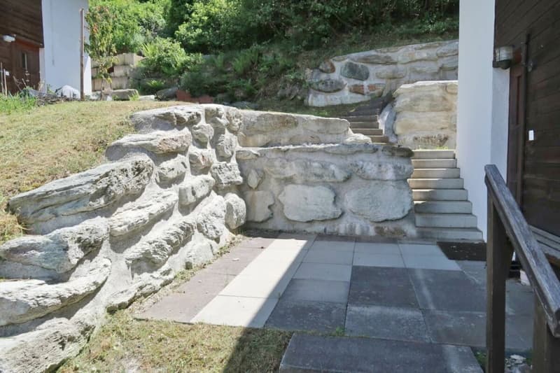und der zweite Gartensitzplatz