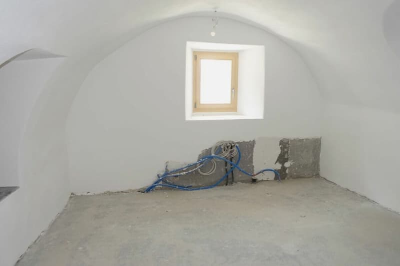 Die Küche im Hausteil mit der 3½-Zimmer-Wohnung