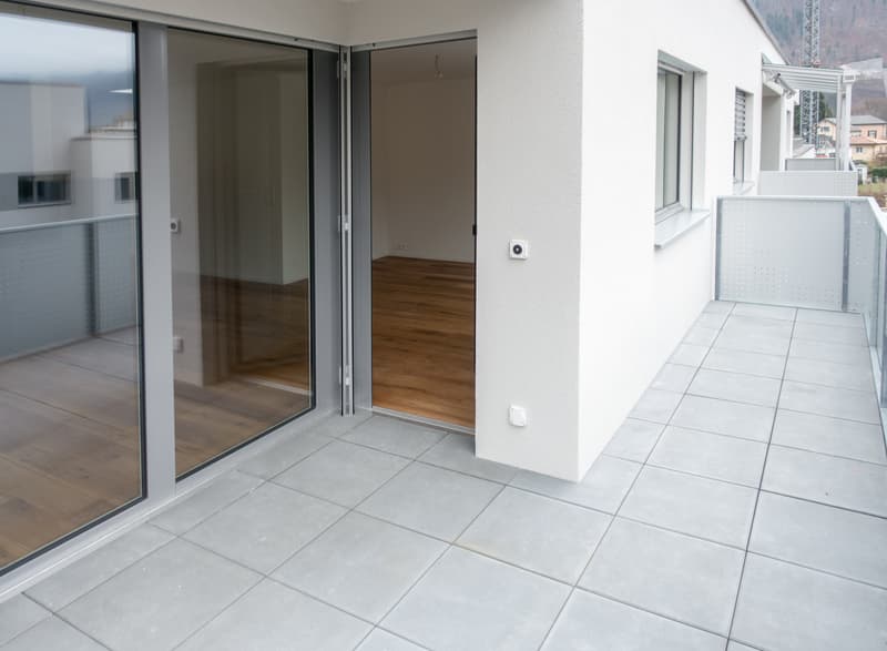Moderne 3.5-Zimmer-Wohnung im 4. Obergeschoss mit grosszügigem Balkon (3)