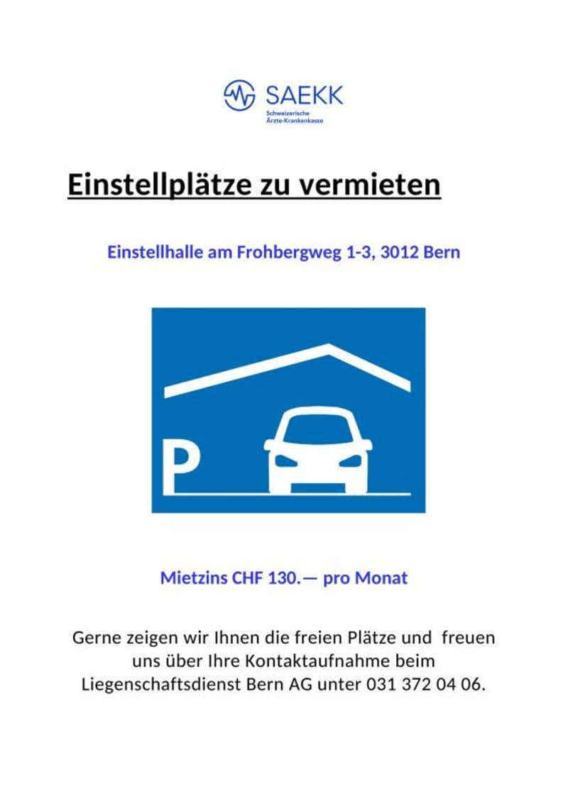 Einstellplätze zu vermieten (1)