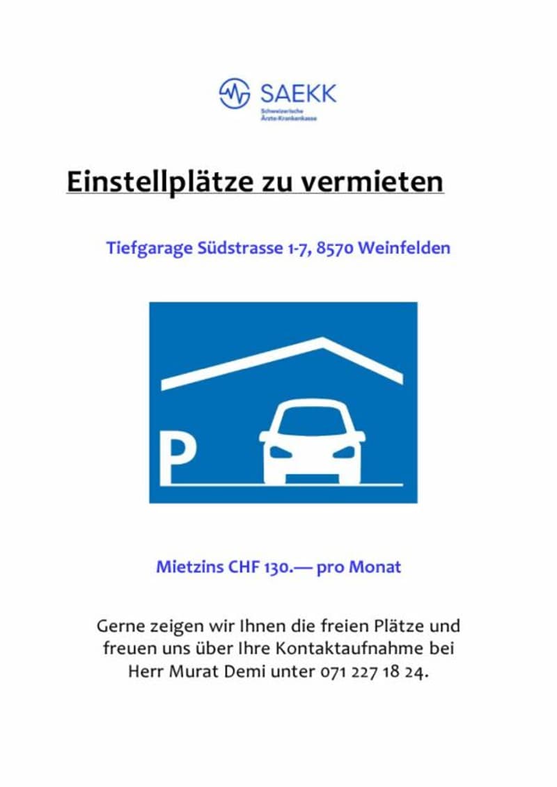 Einstellplatz in Tiefgarage (1)