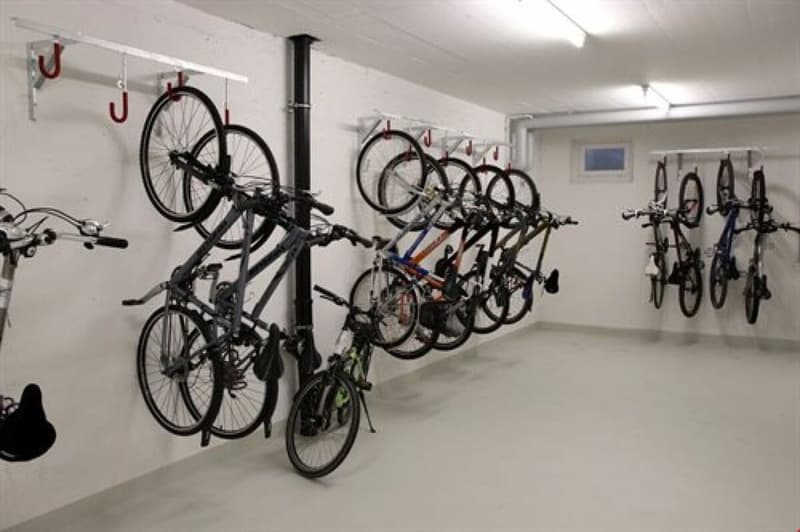 Veloraum in der Tiefgarage