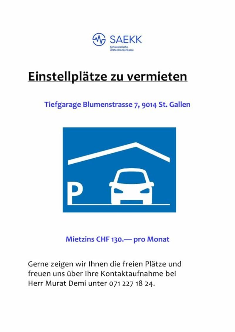 Einstellplatz in Tiefgarage (1)