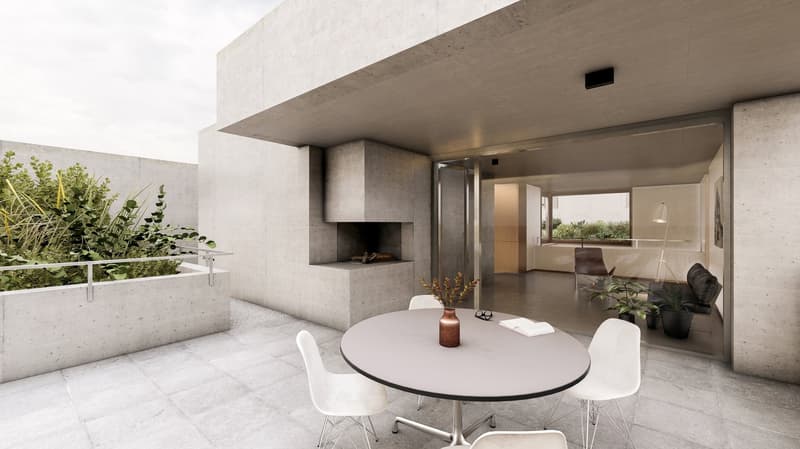 Topmoderne, exklusive 7 1/2 Zi. Dachmaisonettewohnung mit Seesicht entsteht