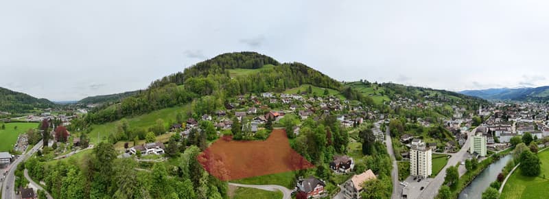 4072 m2 Wohnbauland in Wattwil/für visionäre Projektentwickler