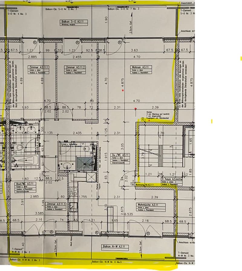 Attraktive 4 1/2 Zi. Stadtwhg.mit 2 Balkons & Weitsicht (11)