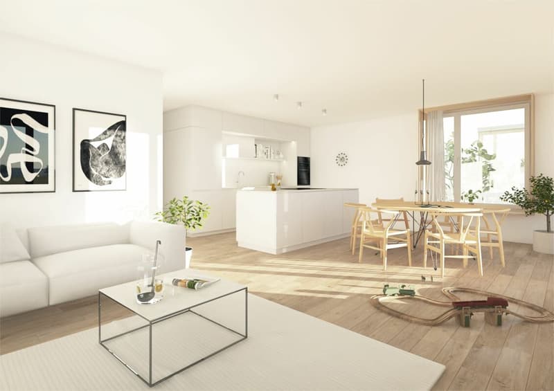 Exklusive 7.5-Zimmer-Doppelhaushälfte mit Gartenparadies und Aussicht (2)