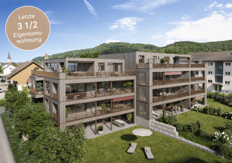 Stilvolle 3.5-Zimmer-Erdgeschosswohnung mit 117m2 Landanteil (1)