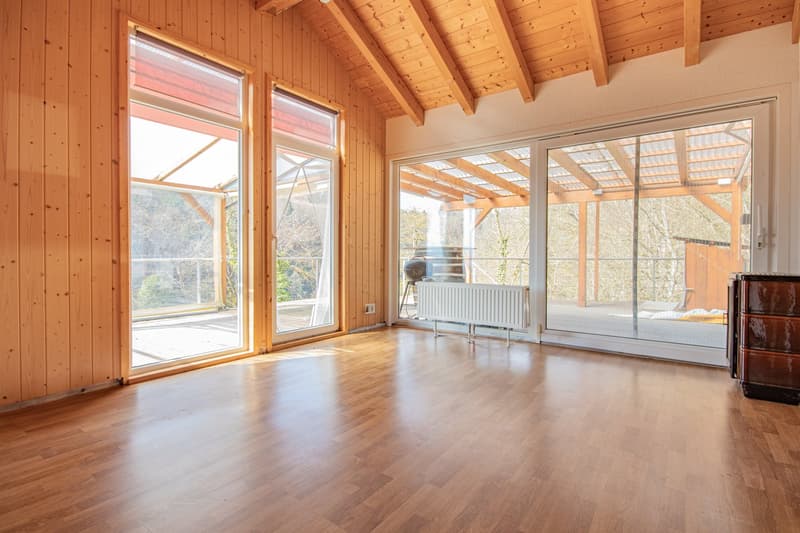 Vivre avec une vue : maison unifamiliale avec annexe et terrasse de rêve dans le vert à Hohenfels (3)