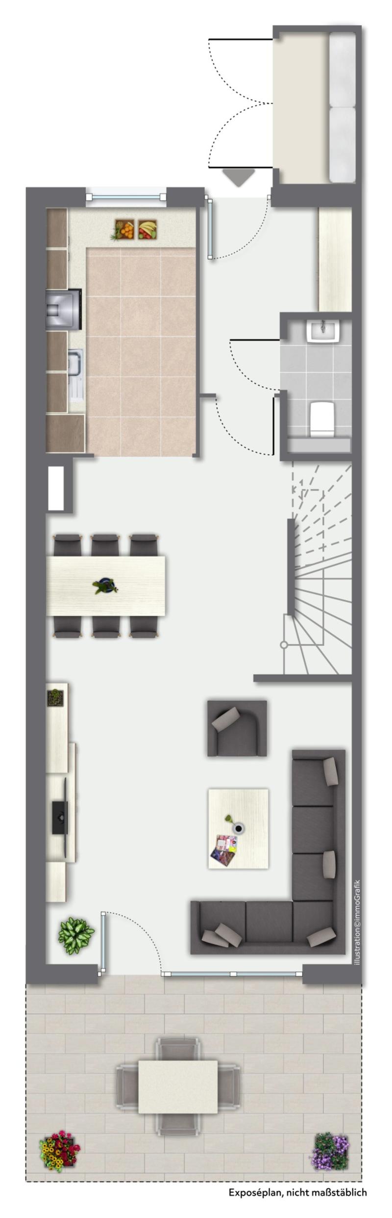 Your new home – like-new semi-detached house with terrace in Horheim (21)