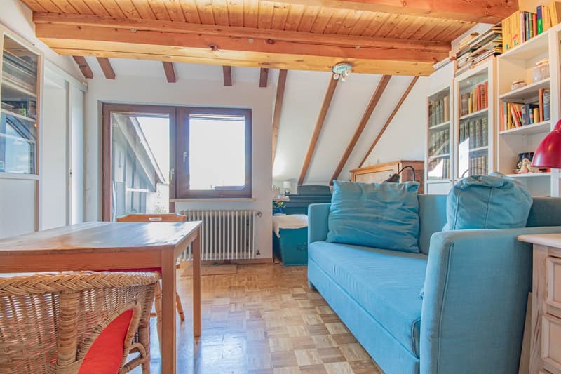 1,5-Zimmer Dachgeschosswohnung mit Galerie und Balkon in Ühlingen (2)
