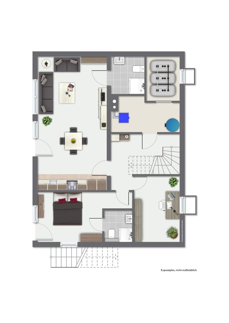 Ruhig gelegene 2,5-Zimmer-Wohnung in Rickenbach - Egg (8)