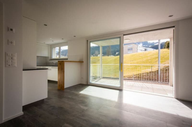 offenes Wohnzimmer - Küche