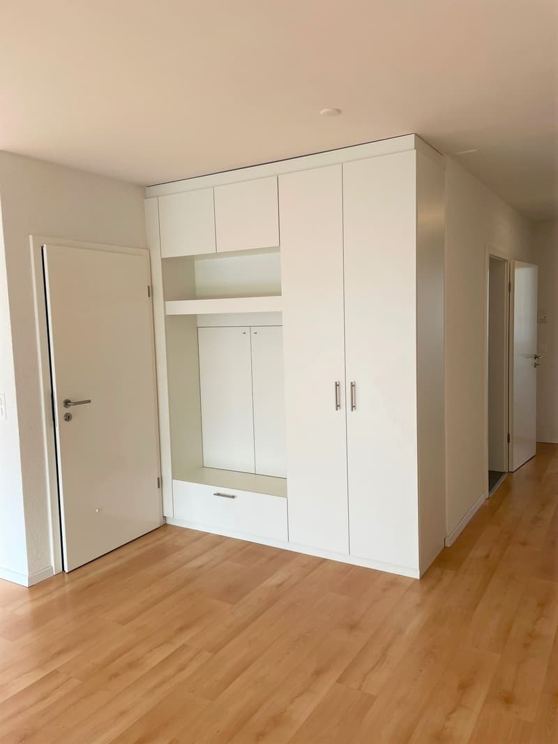 Eingang mit Einbaugarderobe