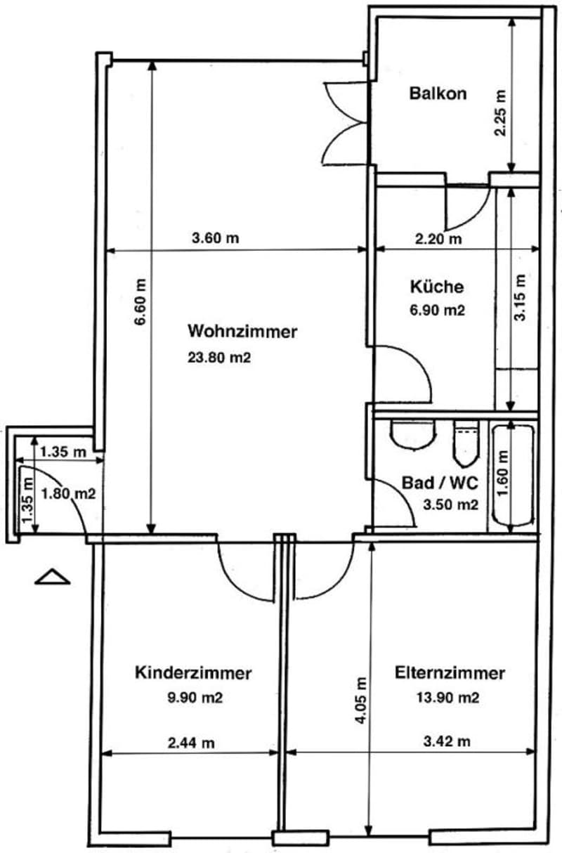 Preiswerte 3-Zimmer-Wohnung an zentraler Lage sucht Sie! (7)