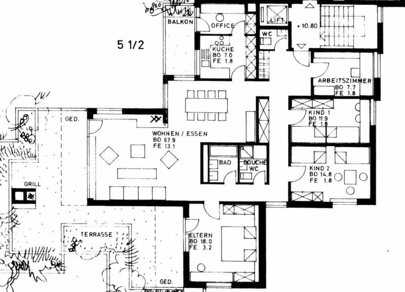 5.5-Zimmerwohung mit grosszügigem Grundriss und Terrasse wartet auf Sie! (16)