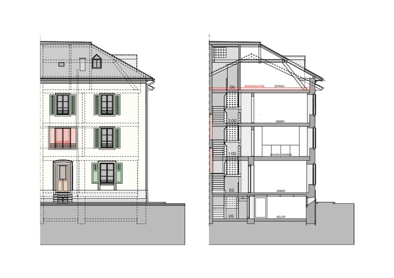 Charmantes 5.5-Zimmer-Reihenhaus an ruhiger - aber zentraler Lage in Ennenda (2)