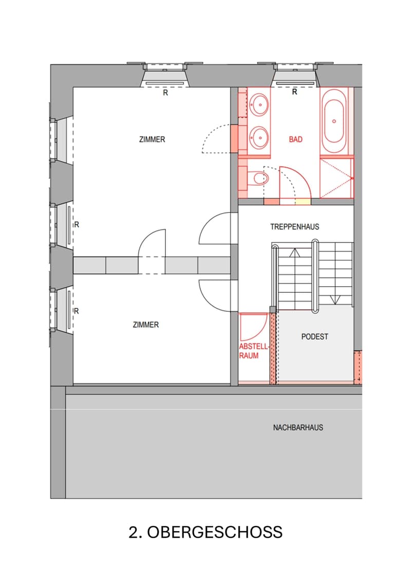 Charmantes 5.5-Zimmer-Reihenhaus an ruhiger - aber zentraler Lage in Ennenda (6)