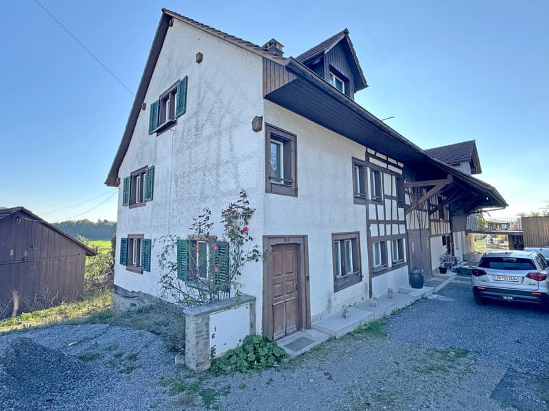 Hausteil (vormals Bauernhaus), im Rohbau, Baubewilligung für Komplett-Sanierung vorhanden (1)