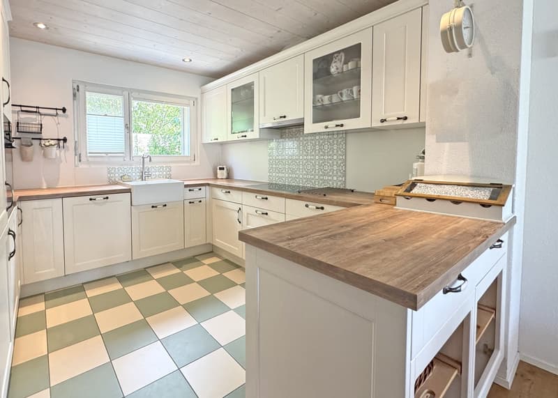 Gepflegtes 5½ Zimmer-Doppeleinfamilienhaus, in ökologischer Holzbauweise (3)