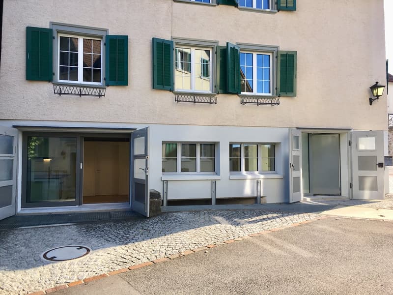 Wohnen am Bach , loftartiger Neubau im Altbau; Wohnen auf zwei Etagen (19)