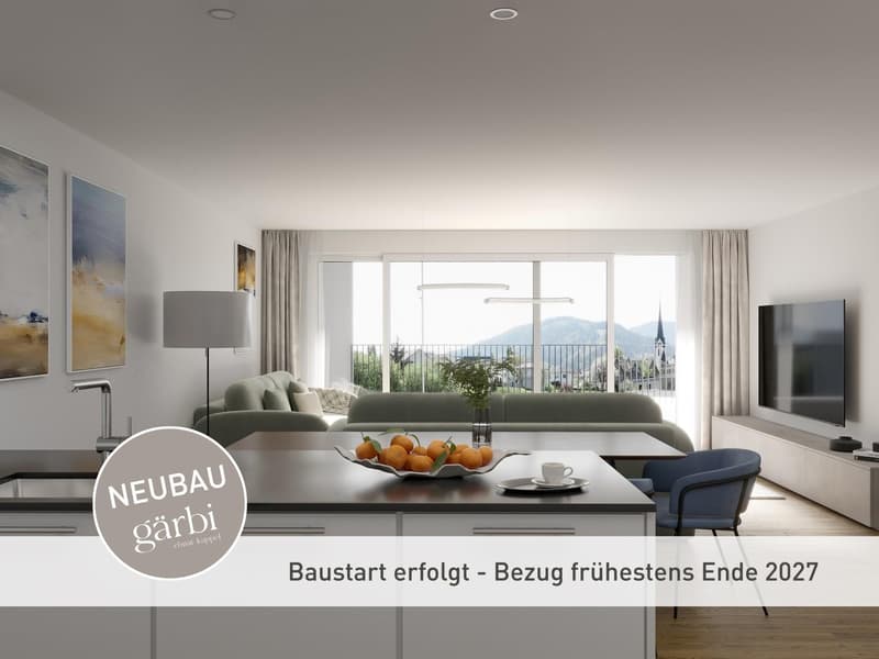 Wohnen / Essen / Kochen mit direktem Balkonzugang