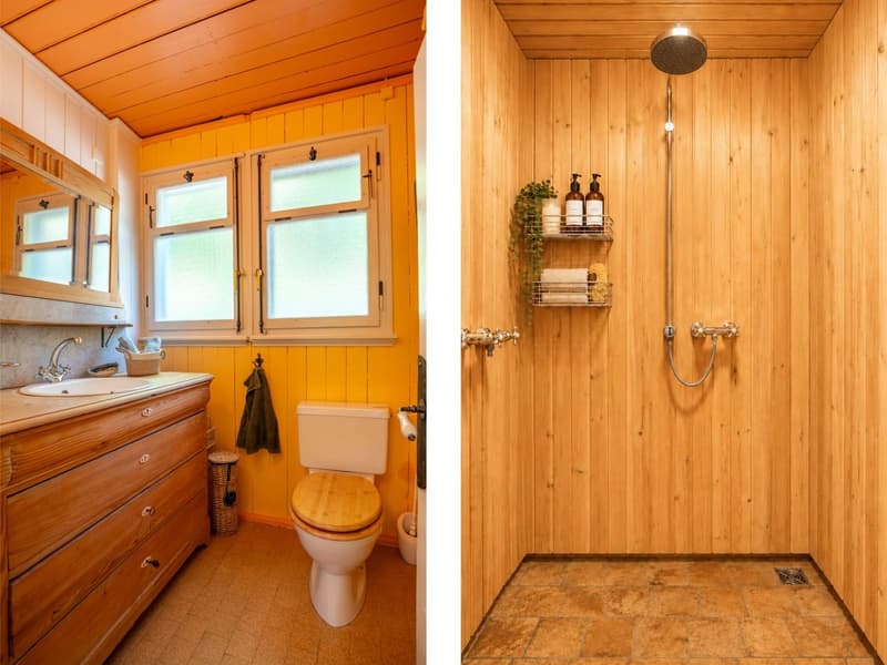 WC und Dusche