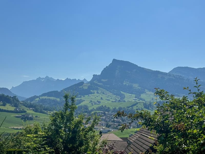 Aussicht zum Säntis und Stockberg