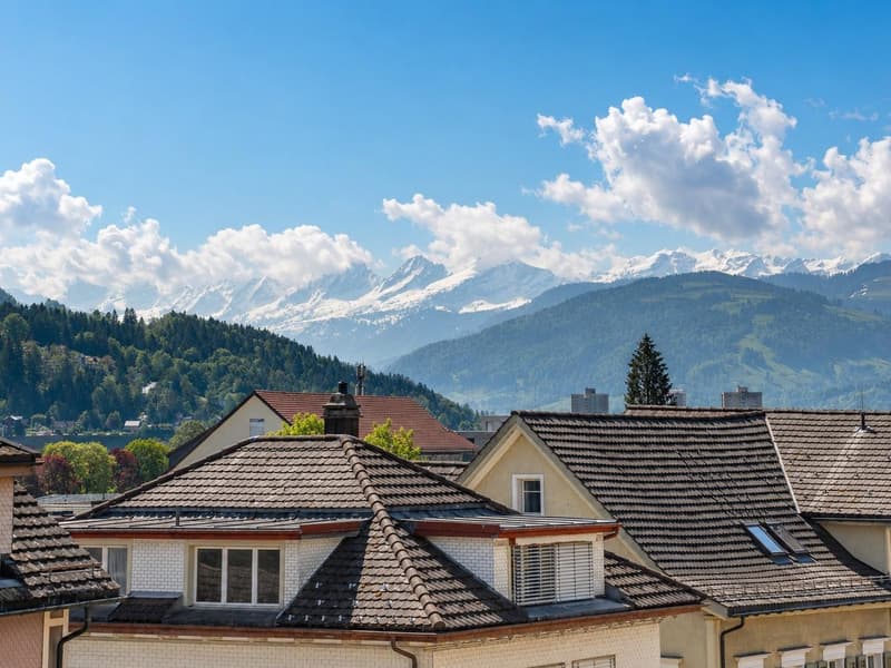 Aussicht bis zu den Churfirsten