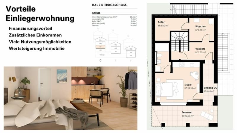 Maison élégante avec appartement séparé - Vie polyvalente à Bergün (Maison D) (5)