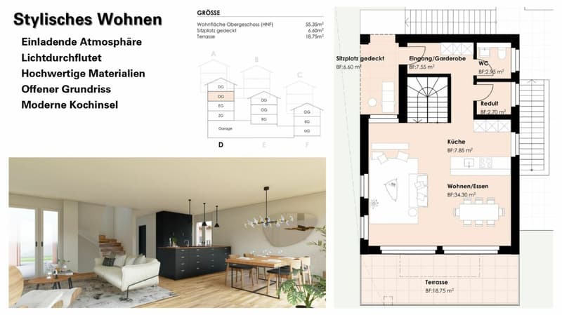 Maison élégante avec appartement séparé - Vie polyvalente à Bergün (Maison D) (6)