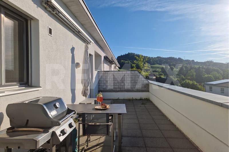 5.5-Zimmer Attikawohnung mit Sonnenterrasse - nahe St. Gallen, fern vom Alltag (12)