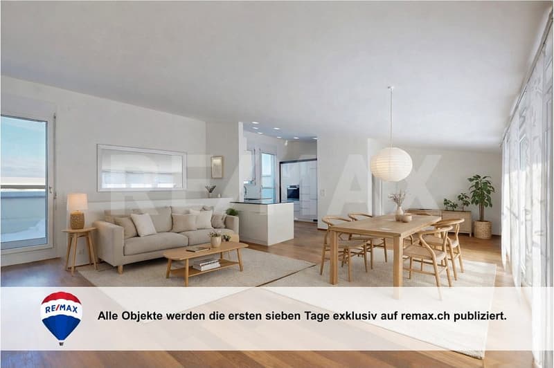 5.5-Zimmer Attikawohnung mit Sonnenterrasse - nahe St. Gallen, fern vom Alltag (1)