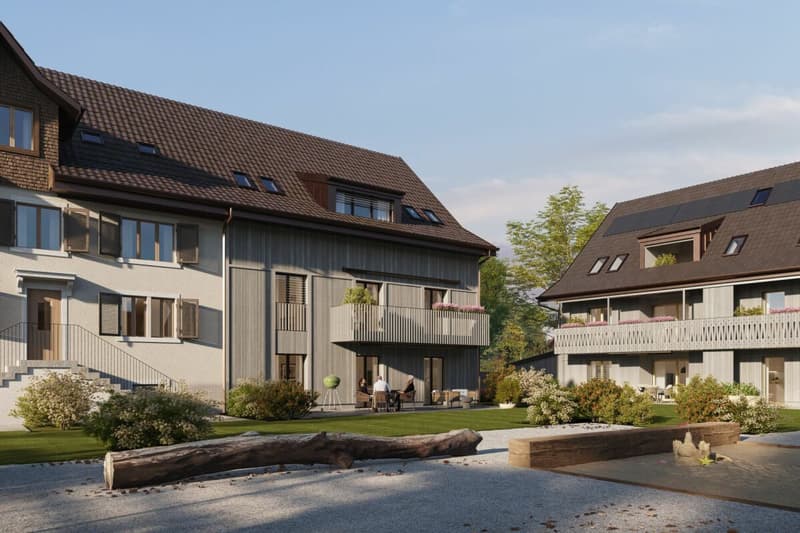 Bezug ab Dezember 2026 möglich! «Dorf Ottikon»: Freiraum und Wohnauswahl in einzigartigem Ensemble (1)