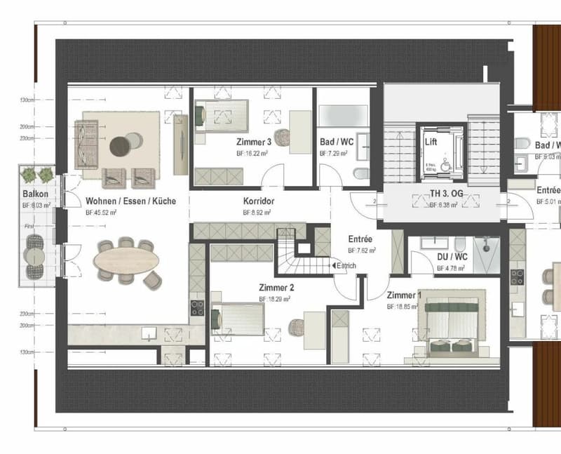 Exklusive 4½-Zimmer-Dachwohnung in idyllischer Lage oberhalb von Küsnacht (7)