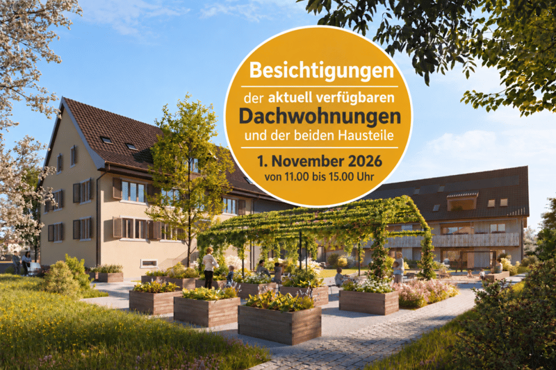 TAG DER OFFENEN TÜR | 1. November 2026, 11.00-15.00 Uhr - Exklusive Hausteile & Dachwohnungen entdecken! (1)