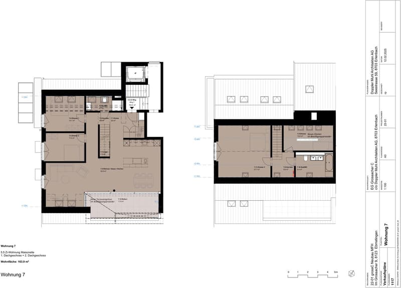 Grosse neue 5½-Zi.Dachmaisonettewohnung zu verkaufen an schöner Aussichtslage (6)