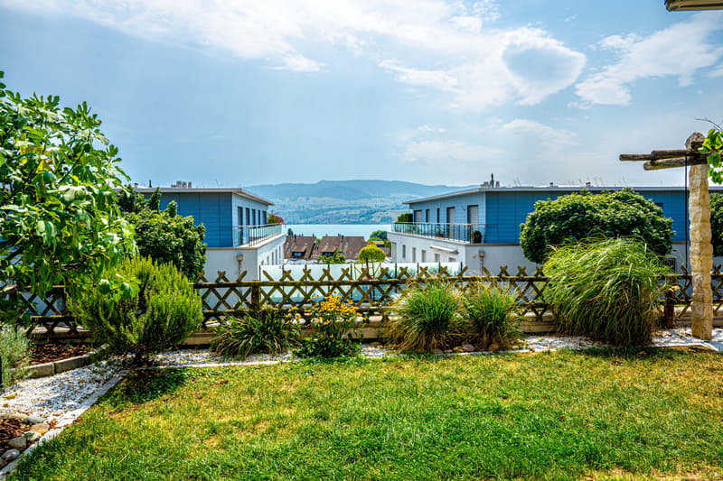 Aussicht vom Sitzplatz