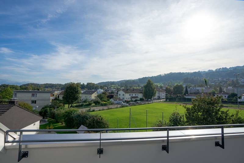 Grosse neue Dachwohnung an zentraler Lage mit Bergsicht, Garage inbegriffen (4)