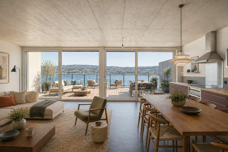 3.5-Zi-Attika-Maisonette am Ufer des Zürichsees (2)