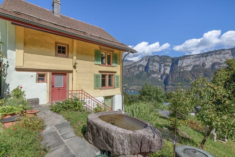 Weiler mit Gästehaus und Blick auf den Walensee (16)