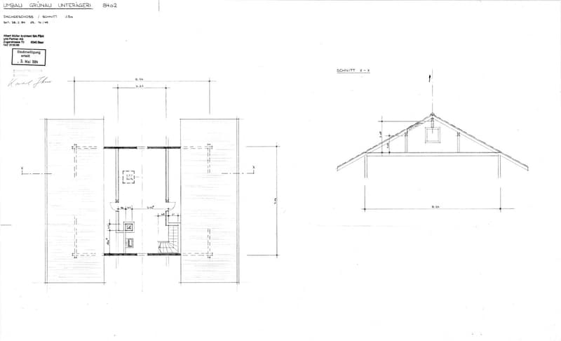 Grundriss Dachgeschoss
